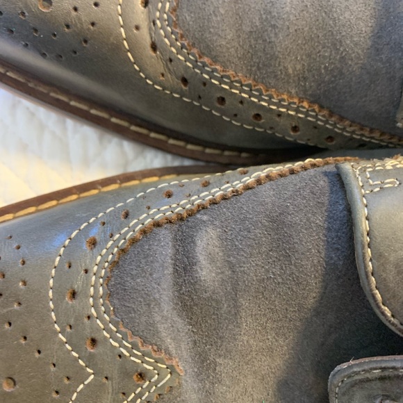 Wingtip brogue Oxford dress shoes - Picture 3 of 6